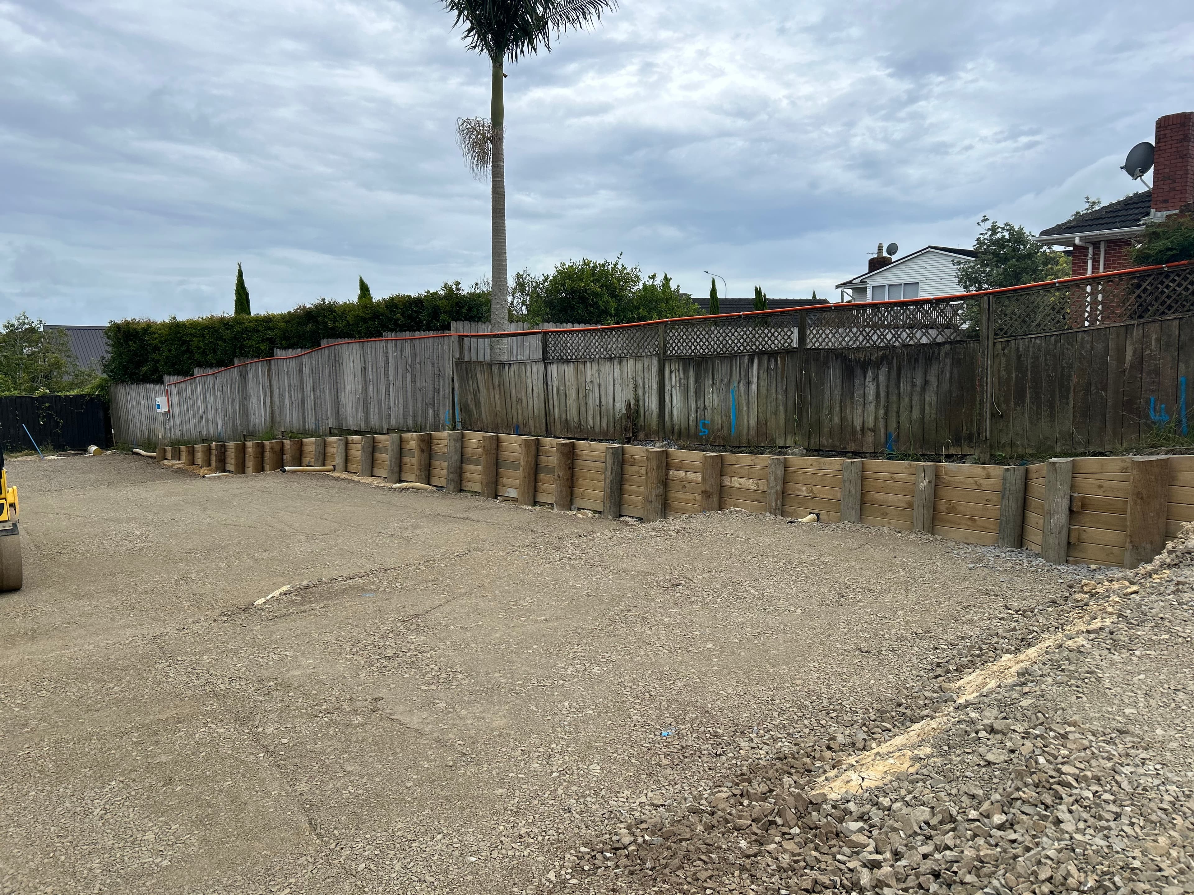 Retaining and earthworks